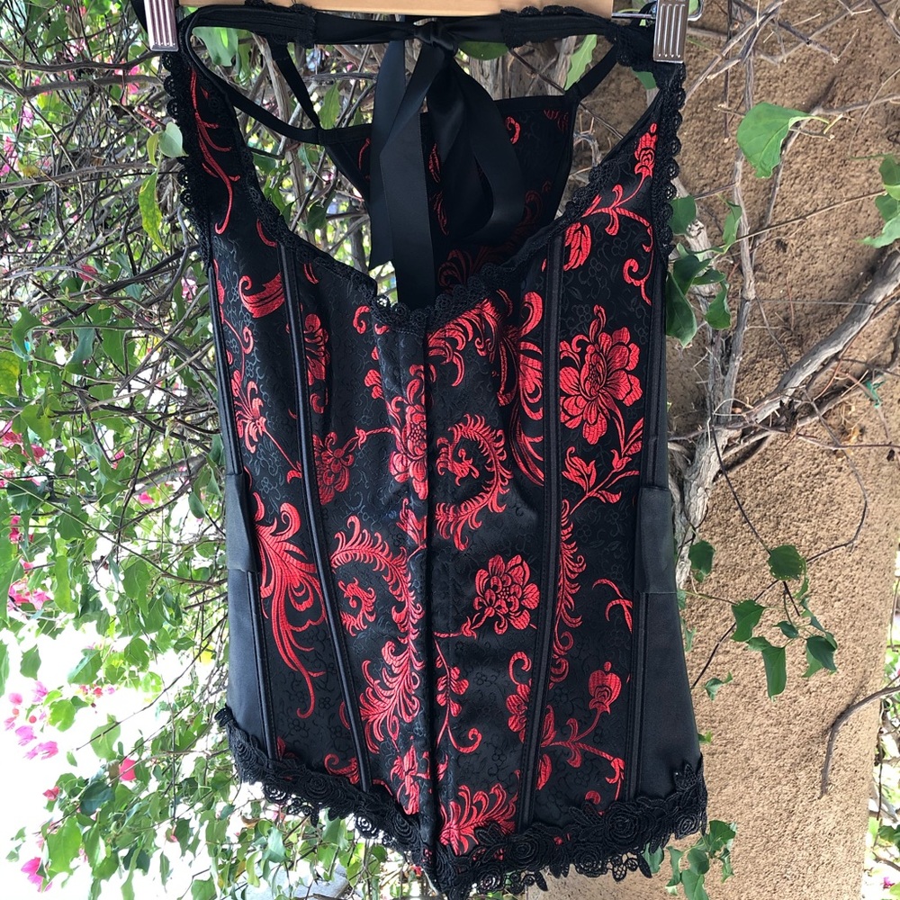 Brocade-style bustier never worn!